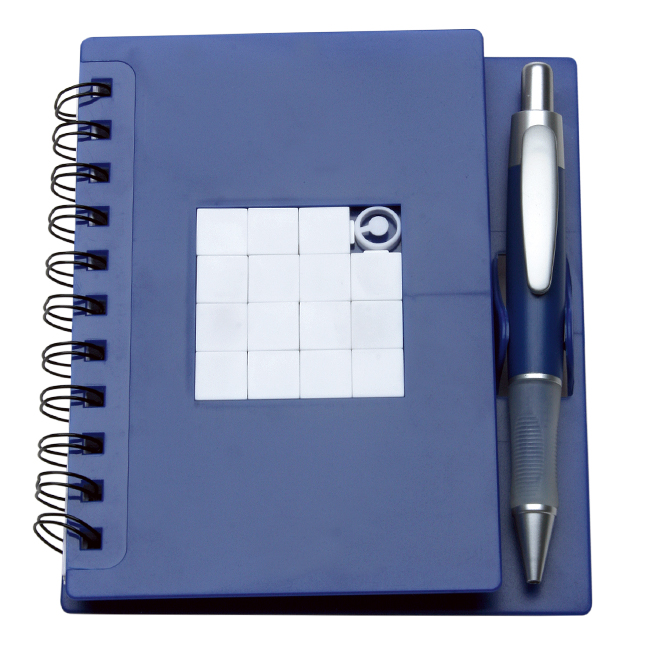 LIBRETA CON ROMPECABEZAS Y BOLÍGRAFO G123